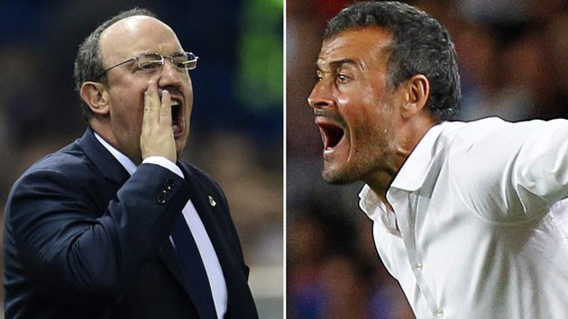 Lần đầu tiên, Rafa Benitez và Luis Enrique sẽ có dịp đọ tài