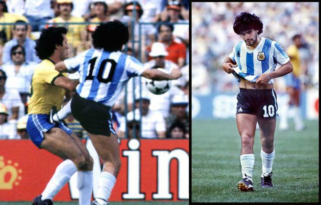 Cú kung fu của Diego Maradona
