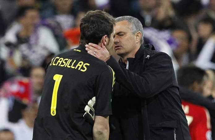 Iker Casillas và Jose Mourinho