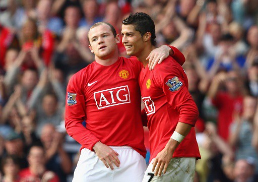 Wayne Rooney và Cristiano Ronaldo