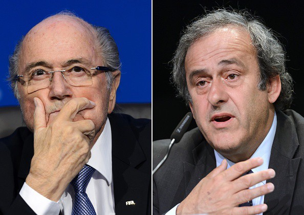 Sepp Blatter - Michel Platini
