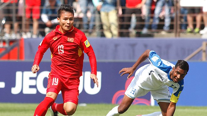 Hình ảnh: Quang Hải là một trong những cầu thủ Việt Nam mà Thai League chú ý.