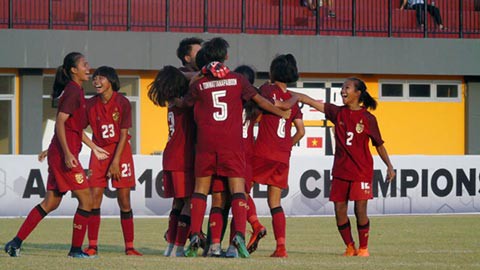 hình ảnh: U16 nữ Thái Lan giành vé vào chơi trận chung kết