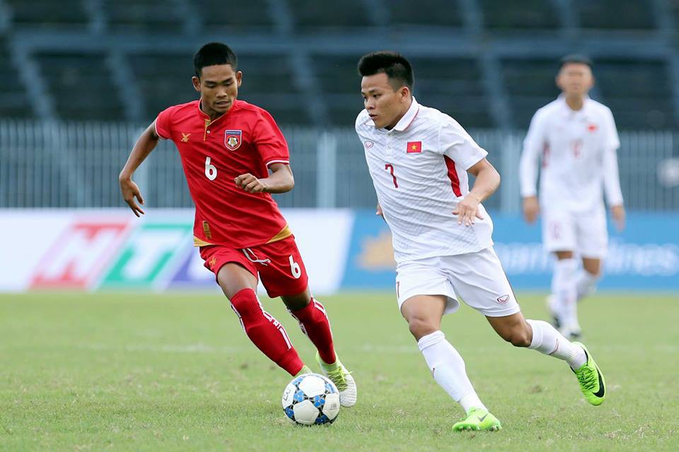Hình ảnh: U19 Việt Nam có được 1 điểm trước U21 Myanmar