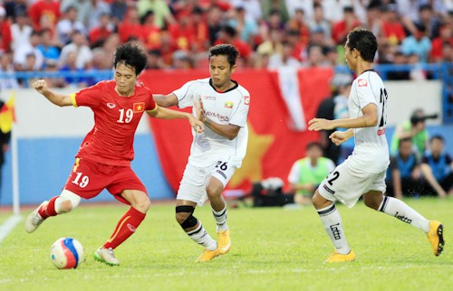 Anh tyran U23 VN - U23 Myanmar_