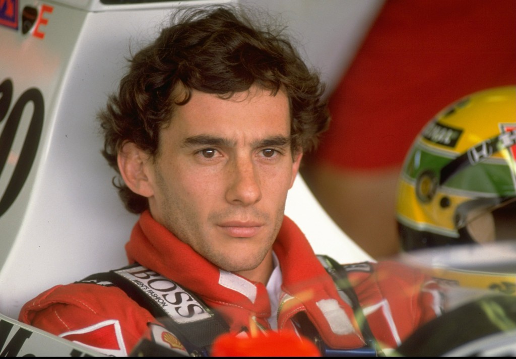 1989:  Portrait of Ayrton Senna of Brazil in his McLaren Honda before the Hungarian Grand Prix at the Hungaroring circuit in Budapest, Hungary. Senna finished in second place.  Mandatory Credit: Pascal  Rondeau/Allsport