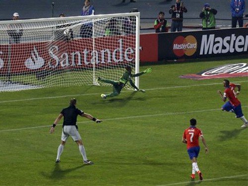 Chile Soccer Copa America Chile Ecuador