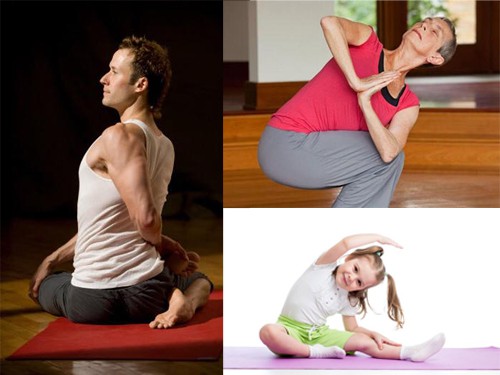 Yoga thích hợp với mọi giới tính, lứa tuổi