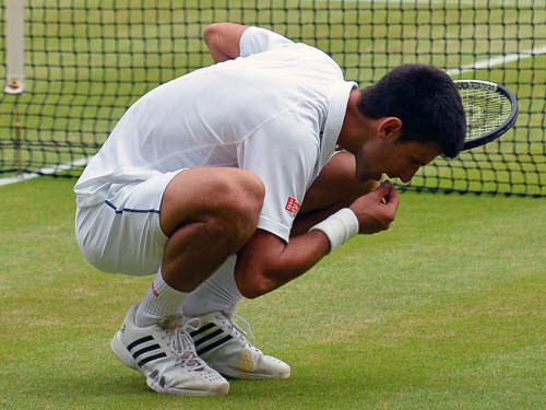 Bên lề Winbledon 2015: Nole ăn cỏ như ăn kiêng
