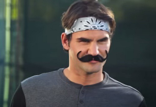"Bá tước" Roger Federer.