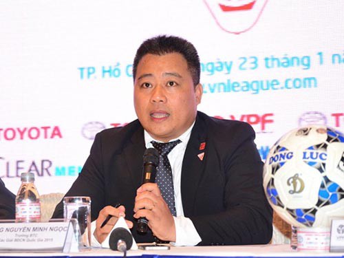 Trưởng BTC V.League 2015 Nguyễn Minh Ngọc: Có phải bầu Đức không?