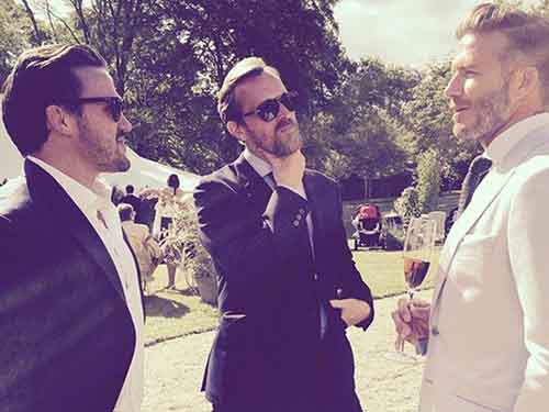 Becks cùng sao Hollywood dự đám cưới đạo diễn Ritchie
