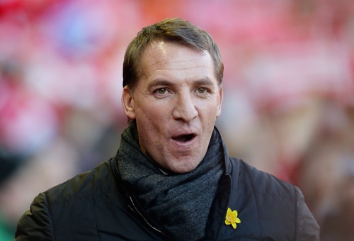 Football - Liverpool v Blackburn Rovers - FA Cup Quarter Final - Anfield - 8/3/15 Liverpool Manager Brendan Rodgers Action Images via Reuters / Carl Recine Livepic EDITORIAL USE ONLY. No use with unauthorized audio, video, data, fixture lists, club/league logos or "live" services. Online in-match use limited to 45 images, no video emulation. No use in betting, games or single club/league/player publications.  Please contact your account representative for further details.