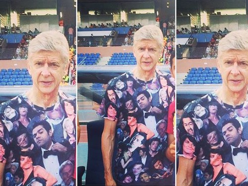 Wenger mặc “áo xấu” để làm từ thiện