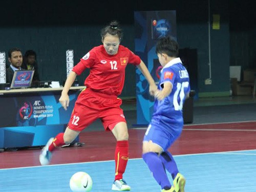 Giải futsal nữ châu Á 2015: Việt Nam chia tay giải