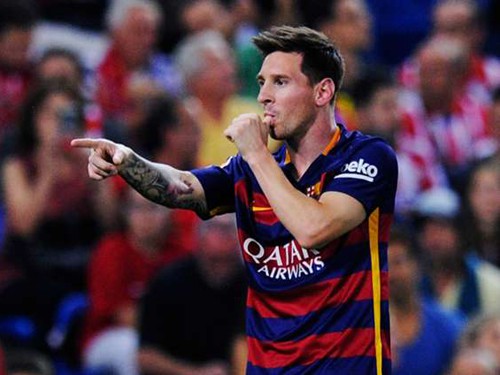 Messi tặng bàn thắng cho quý tử