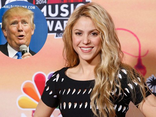 Shakira cùng giới văn nghệ sĩ hát phản đối Donald Trump