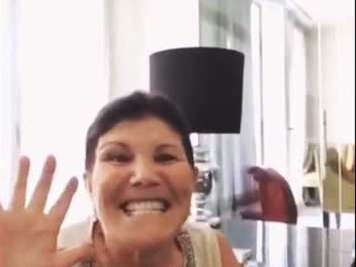 Mẹ và con trai phát cuồng vì Ronaldo