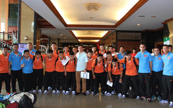 Giải futsal Đông Nam Á 2015: Đội tuyển futsal Việt Nam đã đến Thái Lan