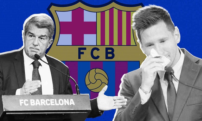 Chủ tịch Laporta phủ nhận yêu cầu Messi chơi miễn phí cho Barca