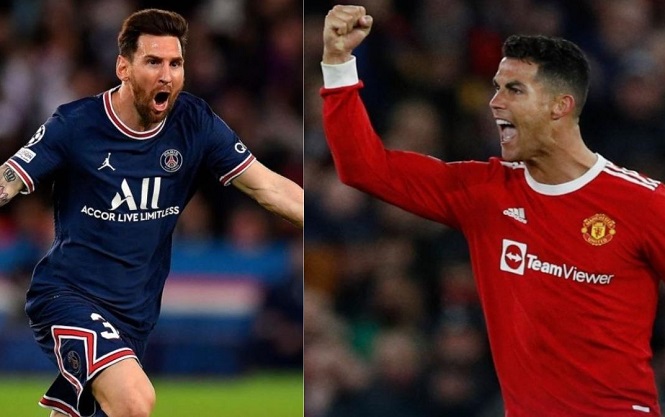 Ronaldo cân bằng Messi về số bàn thắng không có phạt đền