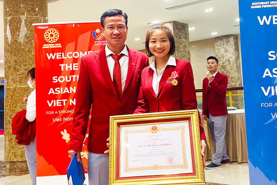 Nguyễn Thị Oanh tri ân những người thầy sau kỳ tích vàng SEA Games 31