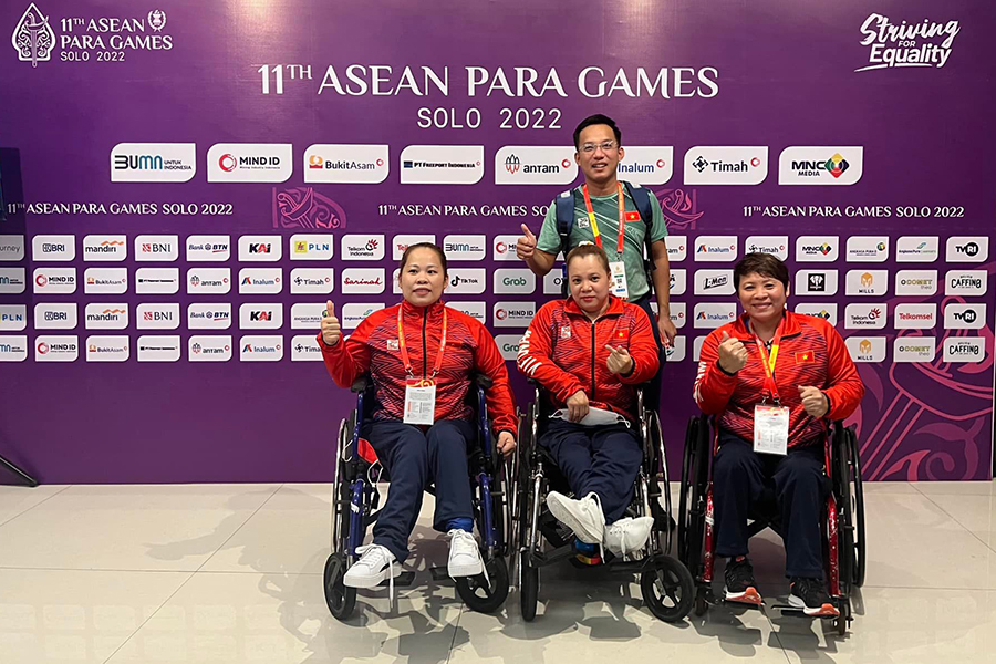 Tuyển thủ điền kinh, bơi Việt Nam tiếp tục “gặt vàng” ASEAN Para Games 2022