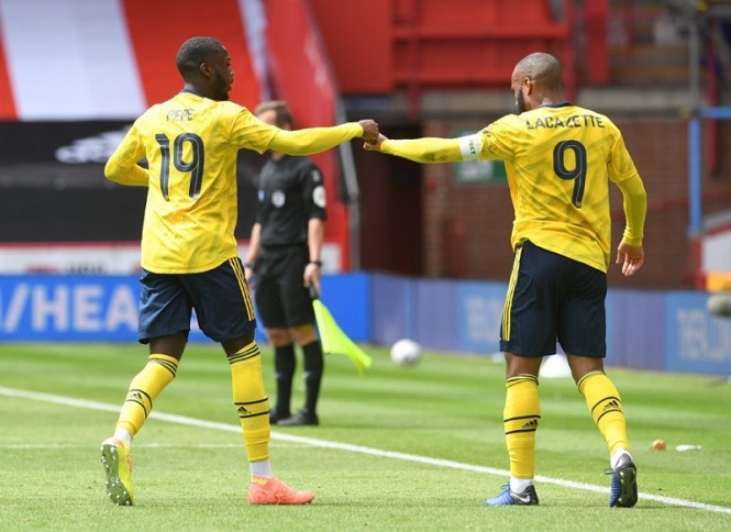 Lacazette và Pepe có thể tạo dấu mốc cho Arsenal ở trận mở màn