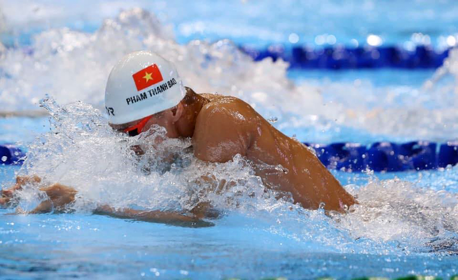 Phạm Thanh Bảo chưa cải thiện thành tích 200m ếch SEA Games 31 tại giải bơi thế giới