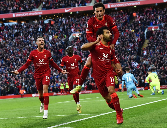 Salah được chấm điểm gần tuyệt đối sau màn thăng hoa với Liverpool