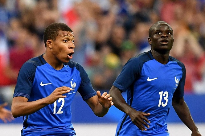 Kante và Mbappe được yêu thích nhất tuyển Pháp ở Euro 2021