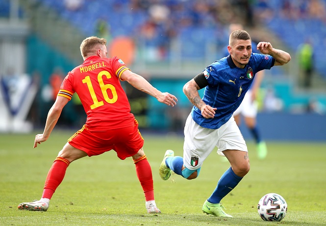 Đội hình Italia gặp Áo với Verratti gây đau đầu cho Mancini