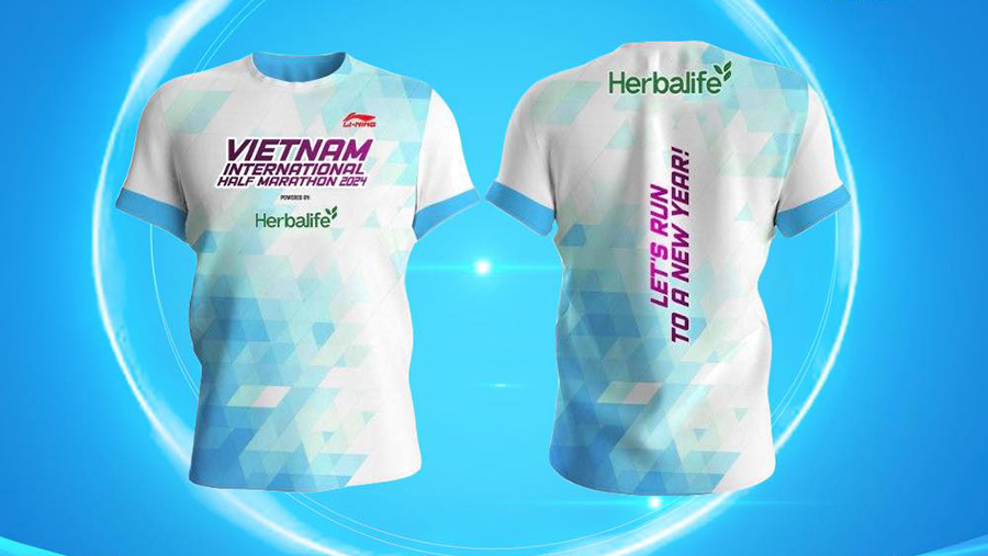 Lộ diện áo sự kiện Giải Bán Marathon Quốc tế Việt Nam 2024