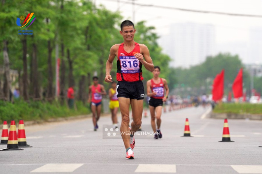 Tuyển thủ đi bộ Việt Nam đối mặt giờ thi đấu khắc nghiệt ở SEA Games 32