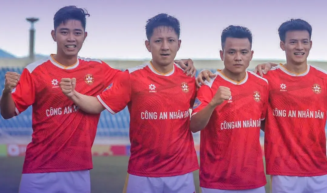 CAND có chiến thắng quan trọng trên sân của Lâm Đồng. Ảnh: VPF