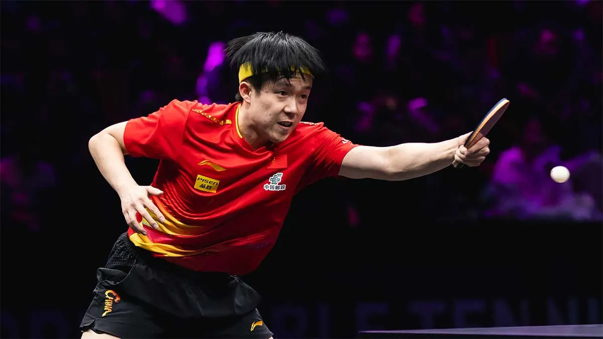 Wang Chuqin rút lui vì những vấn đề chấn thương ở vai và đầu gối (Ảnh: WTT)