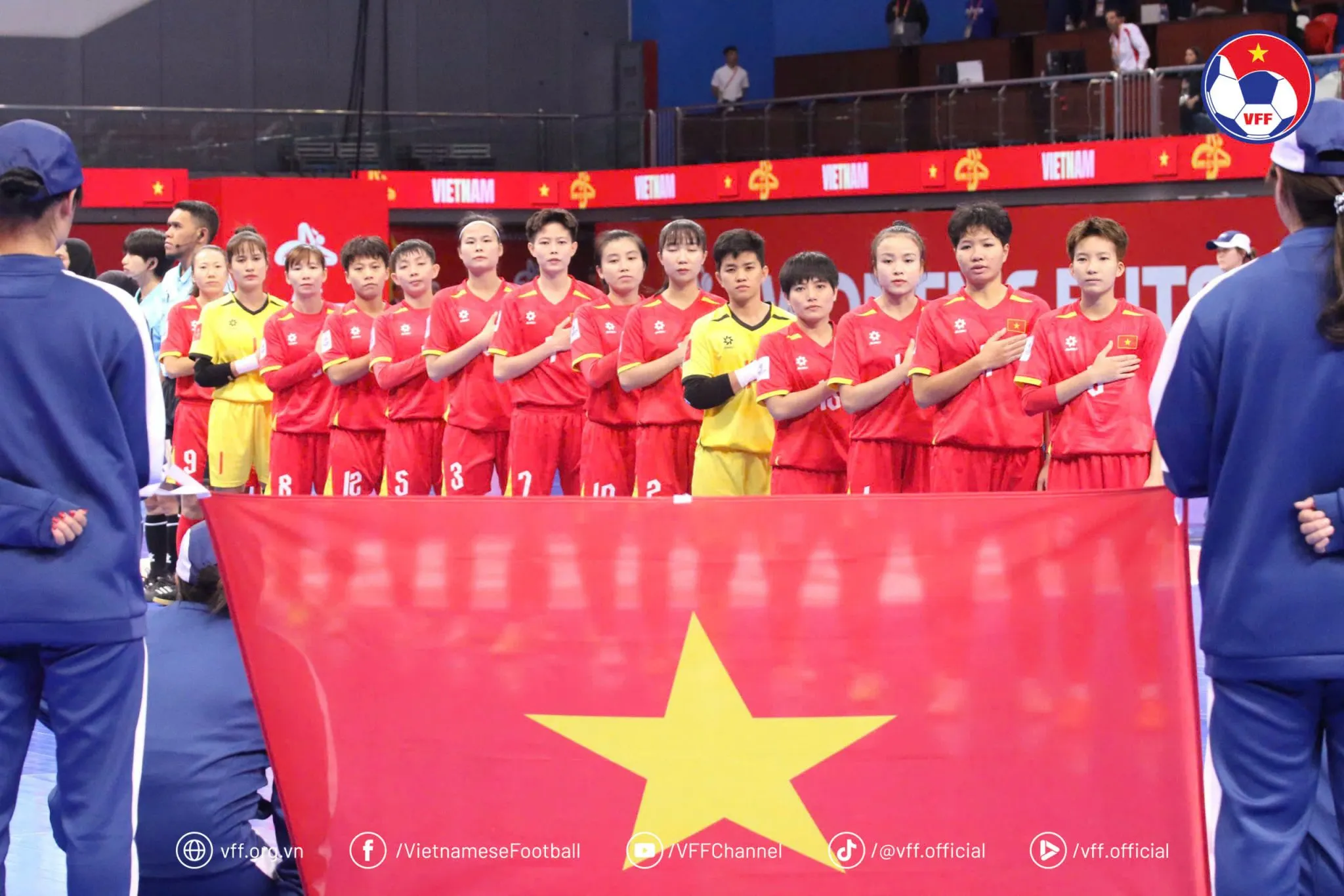 Futsal nữ Việt Nam có các trận giao hữu với New Zealand. Ảnh: VFF