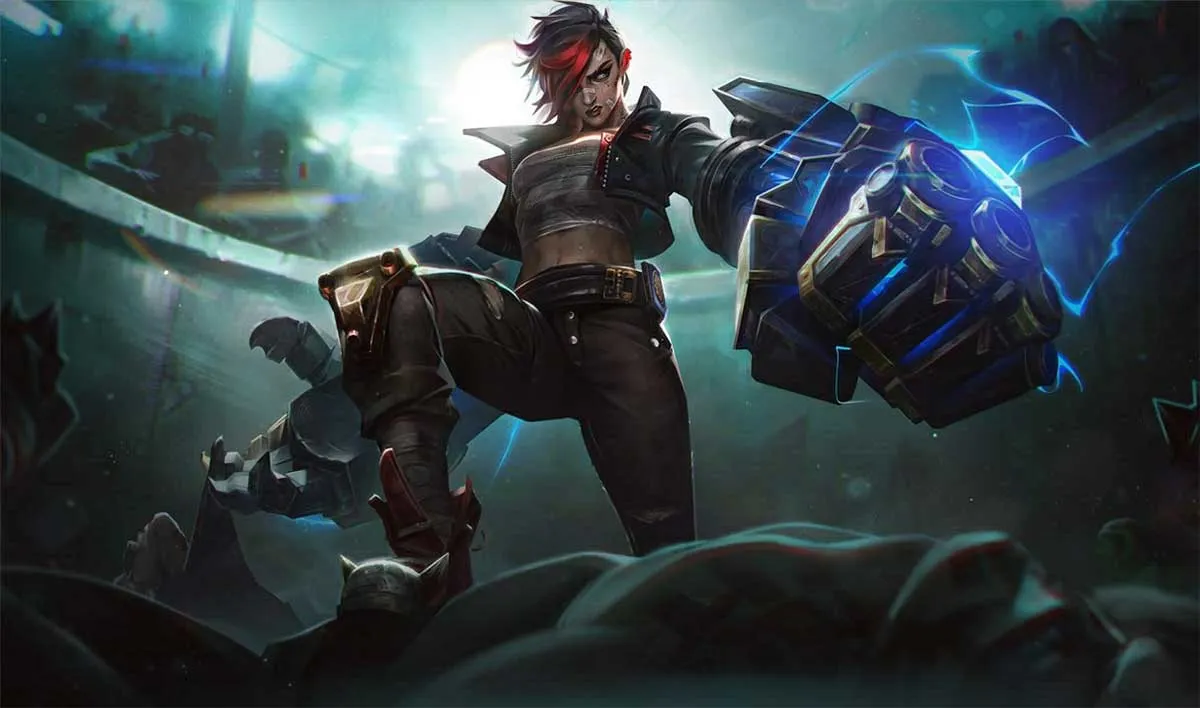 Vi xuất hiện trong 28/29 ván đấu tại CKTG 2026, nhưng đạt tỷ lệ thắng không cao (Ảnh: Riot Games)