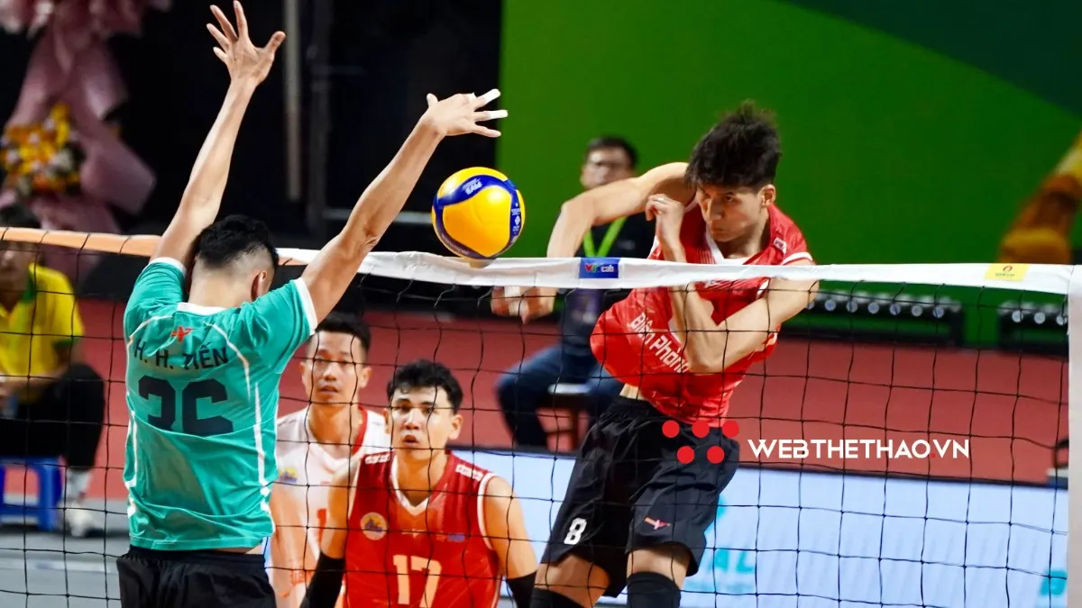 Chùm ảnh: Ngọc Thuân cùng Biên Phòng MB chật vật khuất phục Đà Nẵng sau 5 set