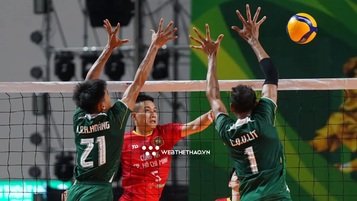 Mãn nhãn với những pha bóng đẹp trong trận derby bóng chuyền TP.HCM