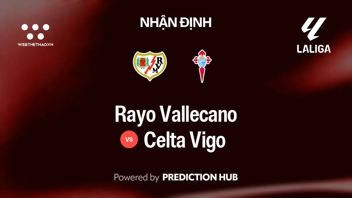 Nhận định Rayo Vallecano vs Celta Vigo: Celta Vigo giữ chuỗi bất bại, Rayo Vallecano tìm lại chiến thắng