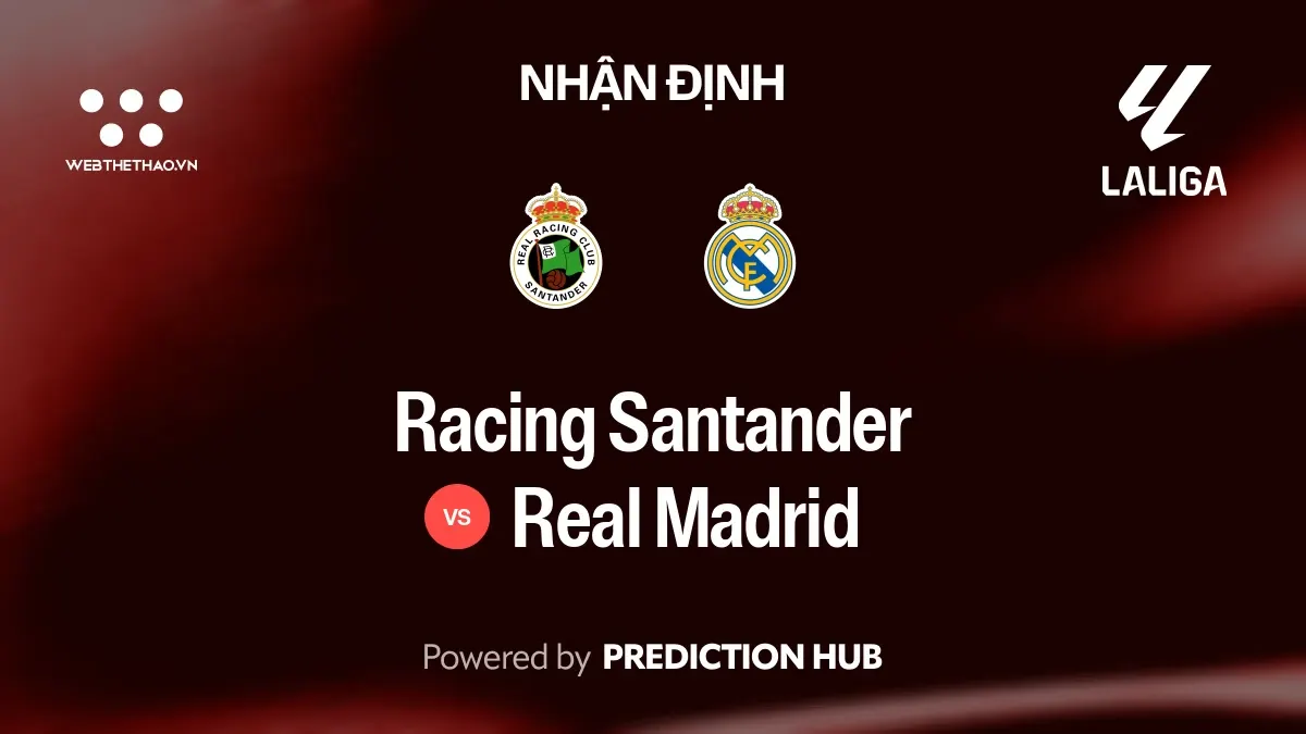 Nhận định Racing Santander vs Real Madrid: Real Madrid thiếu Vinicius nhưng vẫn được kỳ vọng thắng ở El Sardinero