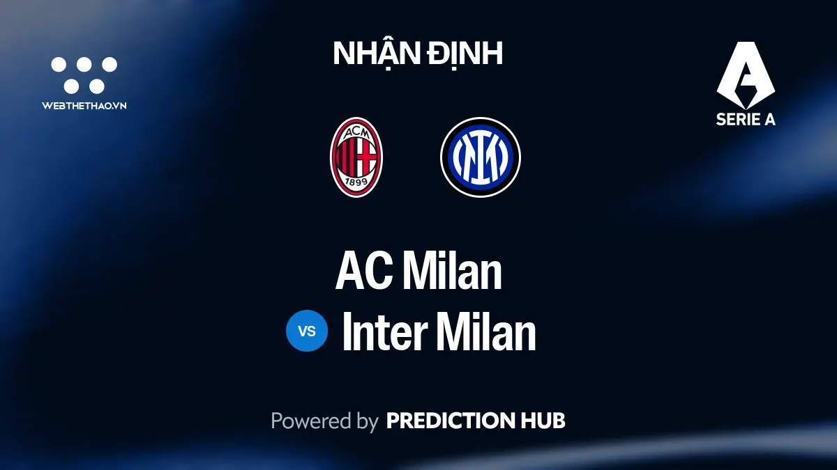Nhận định AC Milan vs Inter Milan: Inter đang sung sức, hàng thủ Milan nhiều lo âu trước derby San Siro