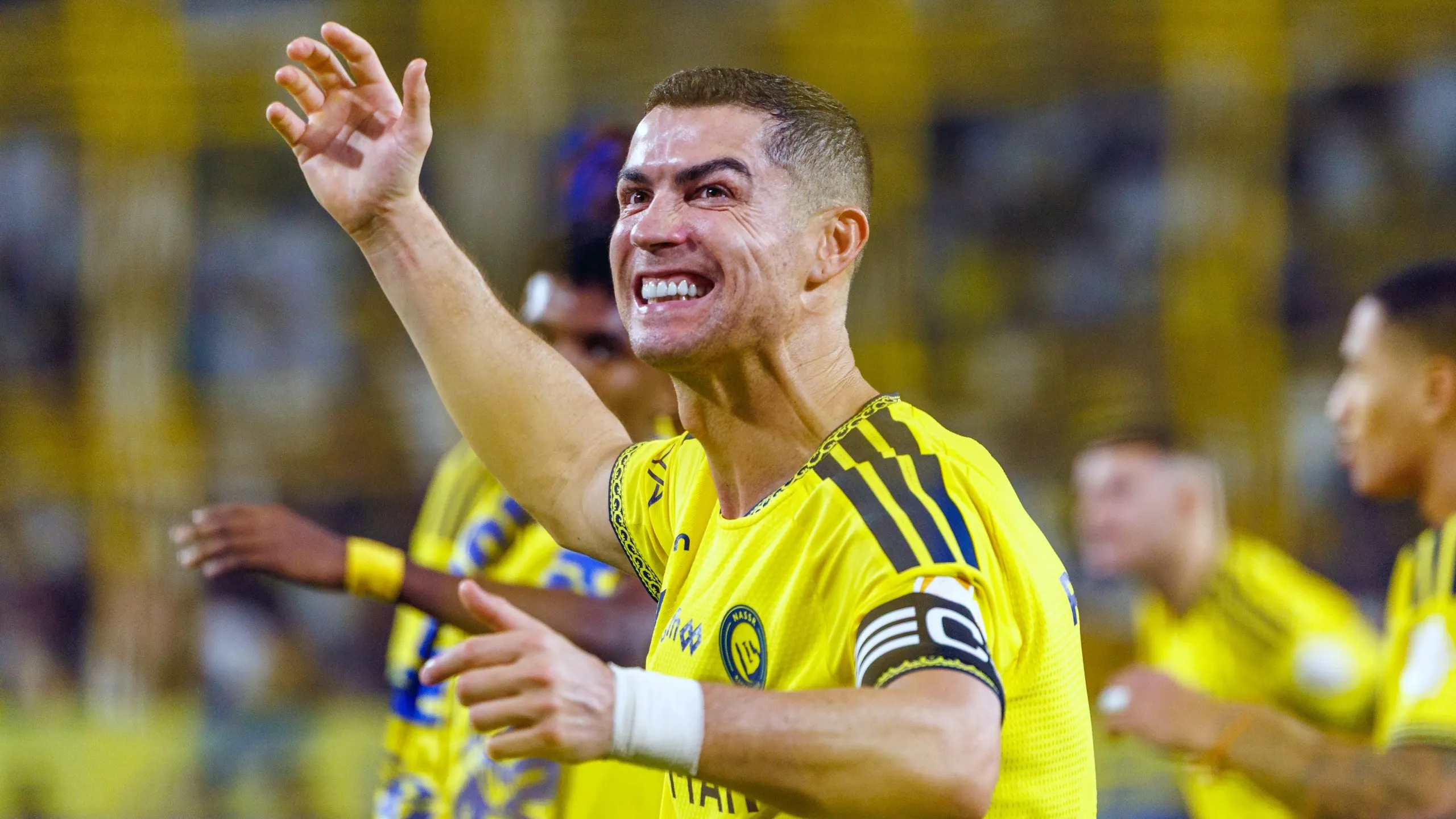 Ronaldo lập hat-trick cho Al Nassr trong vòng 15 phút (Ảnh: x.com)