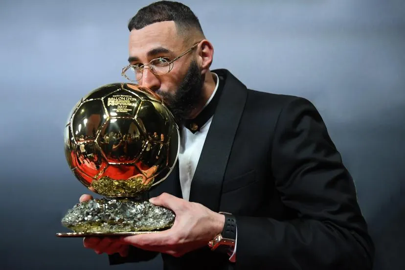 Benzema cũng được vinh danh trong cuộc đua Quả bóng vàng (Ảnh: L'Equipe)