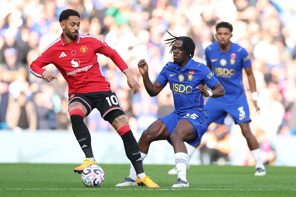 Cunha có bàn thắng cho MU trong hiệp 1 không được công nhận (Ảnh: Sky Sports)