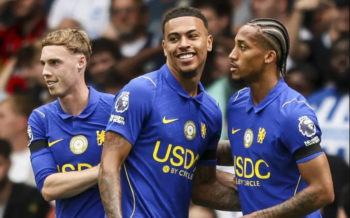 Estevao rất có cạnh tranh vị trí trong hàng tấn công này của Chelsea (Ảnh: Getty Images)